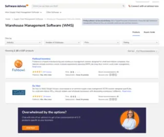 Warehousemanagementsystemsguide.com(Best Warehouse Management Software (WMSReviews & Pricing) Screenshot