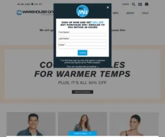 Warehouseone.com(Men's And Women's Jeans) Screenshot
