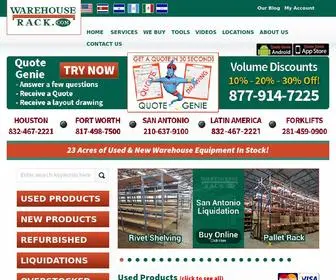 Warehouserack.com(Warehouse Racking Systems) Screenshot