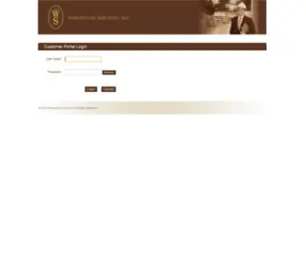 Warehousereports.com(Customer Portal) Screenshot