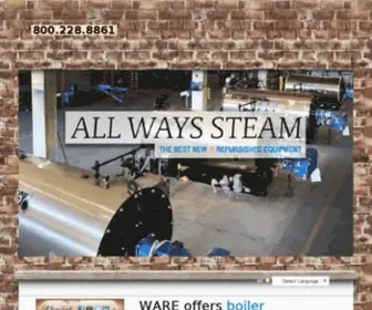 Wareinc.com(Commercial & Industrial Boiler Rental) Screenshot