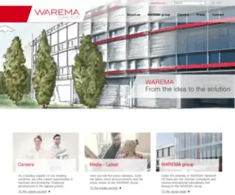 Warema-Group.com(WAREMA GROUP) Screenshot