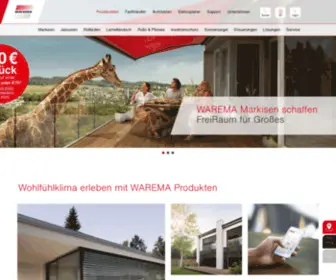 Warema.at(Ihr Partner für Markisen) Screenshot