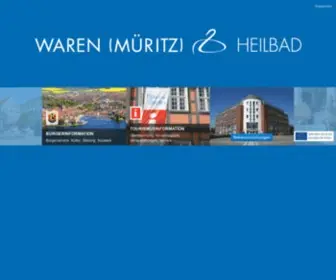 Waren-Mueritz.de(Waren Müritz) Screenshot