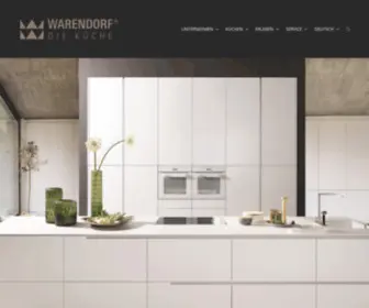 Warendorf.com(Warendorf Küchenfabrik GmbH) Screenshot