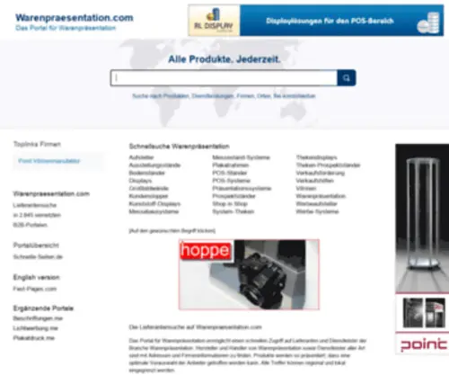 Warenpraesentation.com(Warenpräsentation) Screenshot