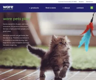 Warepet.com(Ware Manufacturing) Screenshot