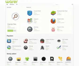 Warer.com(The safest way to download apps for Windows) Screenshot