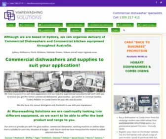 Warewashingsolutions.com.au(Commercial Dishwashers Sydney) Screenshot