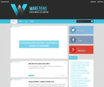 Wareziens.net(Actualité warez & underground) Screenshot