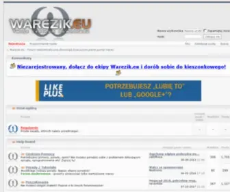 Warezik.eu(Forum wielotematyczne) Screenshot