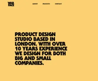 Warface.co.uk(Freelance UI/UX designer) Screenshot