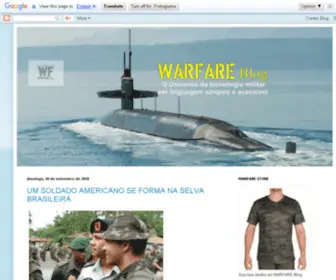 Warfareblog.com.br(WARFARE Blog) Screenshot