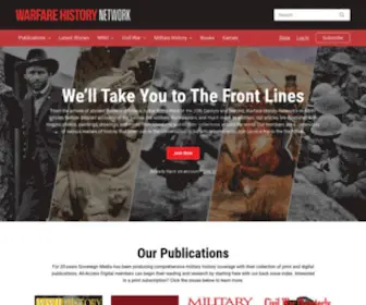 Warfarehistorynetwork.com(Warfare History Network) Screenshot