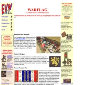 Warflag.com(Warflag home pag) Screenshot
