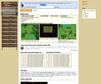 Wargameproject.com(Wargame Project) Screenshot