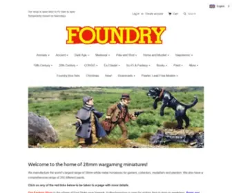 Wargamesfoundry.com(Wargames Foundry Miniatures) Screenshot