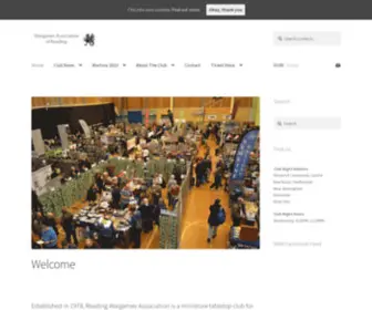 Wargamesreading.co.uk(Website of the Wargames Association of Reading) Screenshot