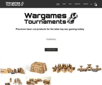 Wargamestournaments.com(Wargames Tournaments) Screenshot