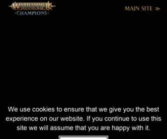 Warhammerchampions.com(Warhammerchampions) Screenshot