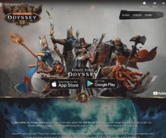 Warhammerodyssey.com(Warhammer) Screenshot