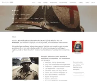 Warhats.com(Military Headwear from many conflicts) Screenshot