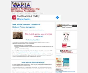 Waria.com(Workflow and Reeningeering Association BPM Books) Screenshot