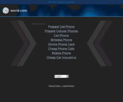 Warid.com(Warid) Screenshot