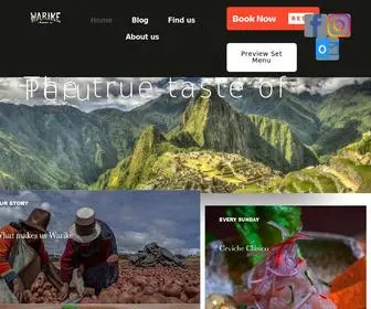 Warike.com.au(Peruvian Food) Screenshot