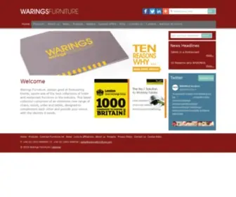 Waringsfurniture.com(Contract Furniture) Screenshot