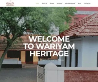 Wariyamheritage.com(Homestay Thrissur) Screenshot