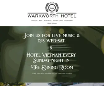 Warkworthhotel.co.nz(Warkworth Hotel) Screenshot