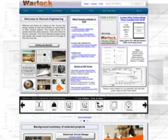 Warlock.com.au(Warlock Engineering) Screenshot