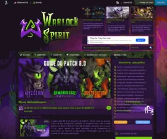 Warlockspirit.com(Warlockspirit) Screenshot