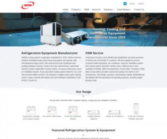 Warm-Refrigeration.com(Heating and Cooling System) Screenshot