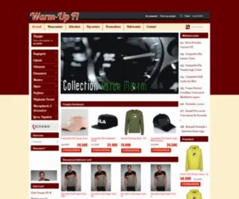 Warm-UPF1.com(Boutique sport automobile Lyon 2e) Screenshot