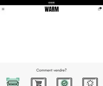 Warm.tn(Une plateforme de vente et d’achat en ligne de mobiliers et d’objets de décoration de seconde main) Screenshot