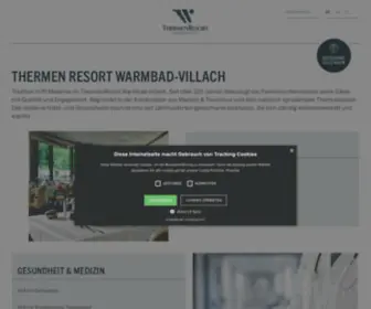 Warmbad.at(Thermenresort Warmbad Villach) Screenshot