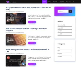 Warmcoder.com(Warm Coder) Screenshot