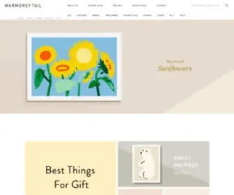 WarmGreytail.com(일러스트레이션 포스터) Screenshot