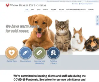 Warmheartspet.com(Inna Goncharov DVM) Screenshot