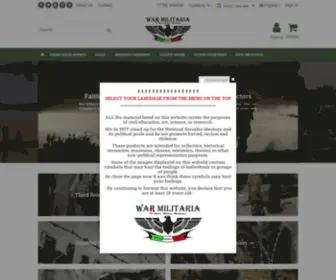 Warmilitaria.it(War Militaria) Screenshot
