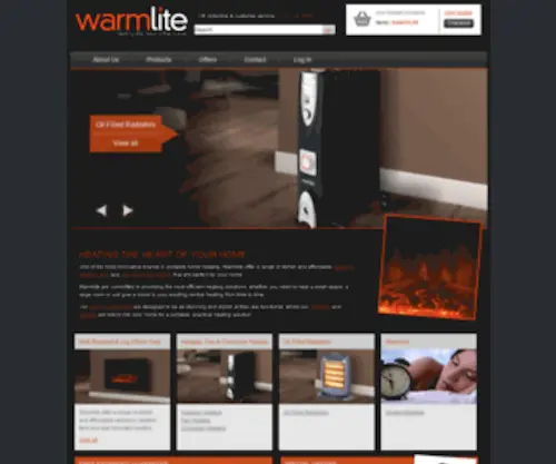 Warmliteheating.com(Warmlite Heating) Screenshot