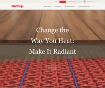 Warmup.com(Radiant Floor Heating Company) Screenshot