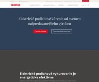 Warmup.sk(Elektrické Podlahové Kúrenie) Screenshot