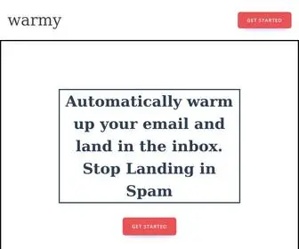 Warmy.email(Email Warmup Tool) Screenshot