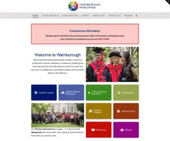 Warnborough.edu(Warnborough Worldwide) Screenshot