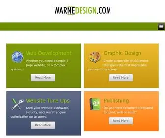 Warnedesign.com(Web and Graphic Design) Screenshot