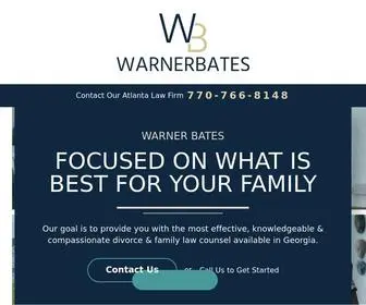 Warnerbates.com(Atlanta Divorce Attorney) Screenshot