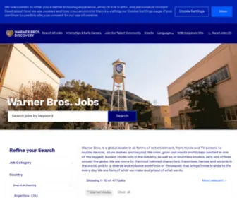 Warnerbroscareers.com(Careers at Warner Bros) Screenshot